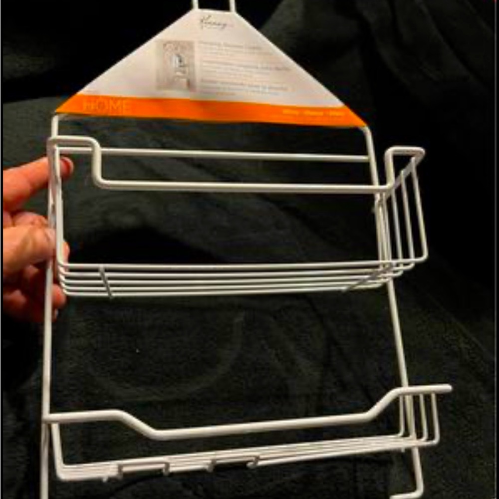 Kenny Shower Caddy White . New Does not have the label tag .